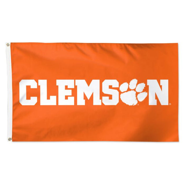 Bandera secundaria de Clemson Tigers: Deluxe, 3' X 5'