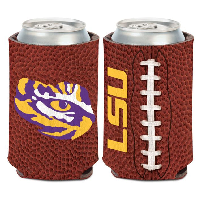 Enfriador de lata LSU Tigers FOOTBALL COOZIE de 12 oz.