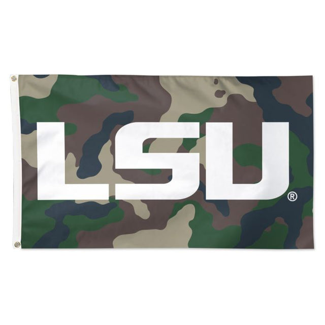 Bandera de camuflaje de los LSU Tigers: Deluxe, 3' x 5'