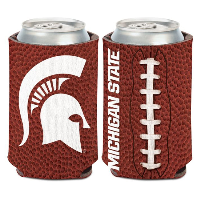 Enfriador de latas FOOTBALL COOZIE de Michigan State Spartans, 12 oz.