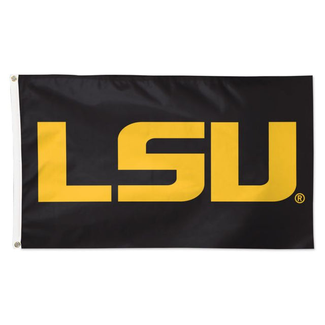 Bandera negra de los LSU Tigers - Deluxe 3' X 5'