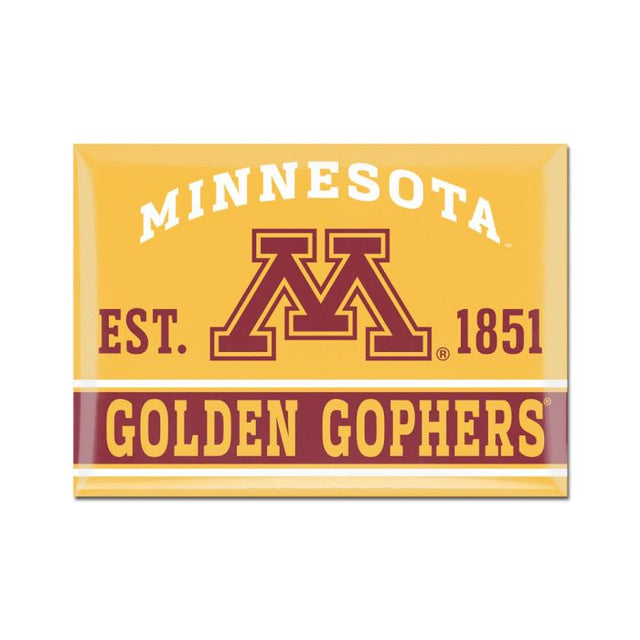 Minnesota Golden Gophers Metal Magnet 2.5" x 3.5"