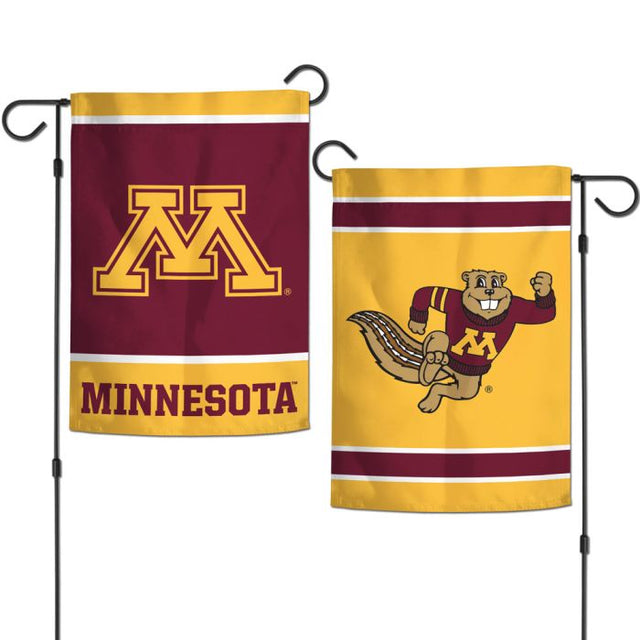Minnesota Golden Gophers Garden Flags 2 sided 12.5" x 18"