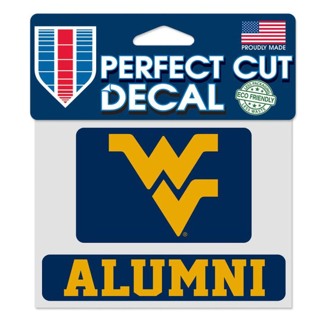 West Virginia Mountaineers ALUMNI Perfect Cut Color Decal 4.5" x 5.75"