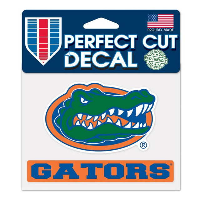 Calcomanía de color de corte perfecto de los Florida Gators, 4,5" x 5,75"