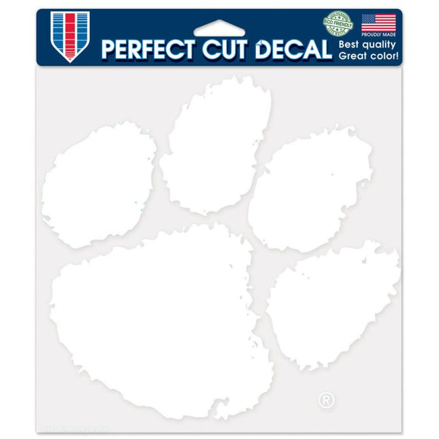 Clemson Tigers Perfect Cut Decals 8" x 8"