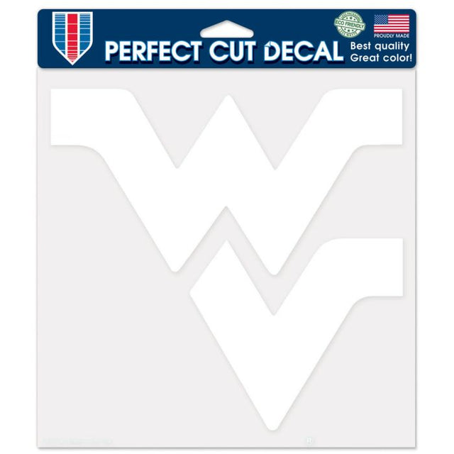 West Virginia Mountaineers Perfect Cut Decals 8" x 8"