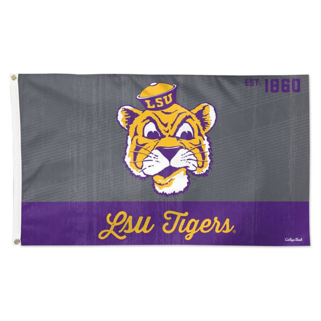 Bandera de los LSU Tigers/College Vault: Deluxe, 3' X 5'