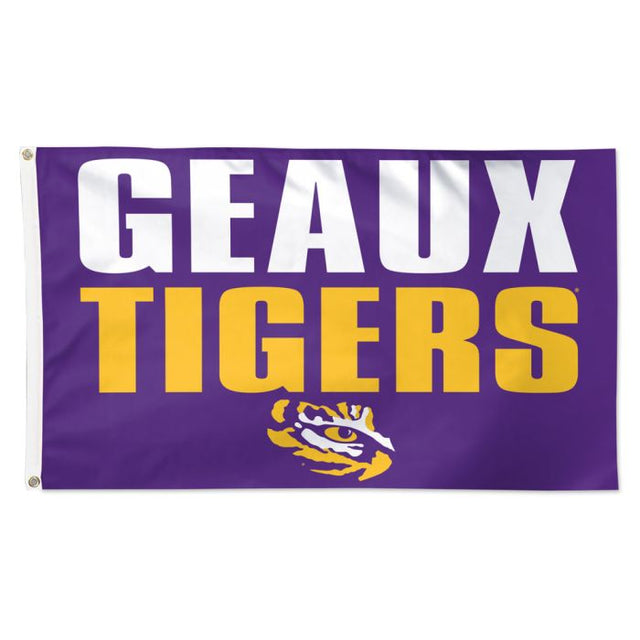Bandera de los Tigres de LSU - Deluxe 3' X 5'