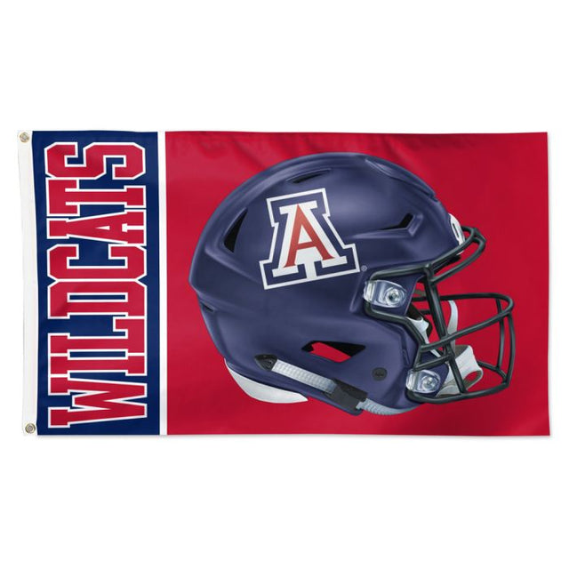 Arizona Wildcats HELMET Flag - Deluxe 3' X 5'