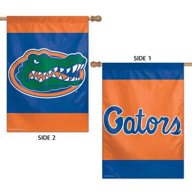 Bandera vertical de los Florida Gators de 2 lados, 28" x 40"