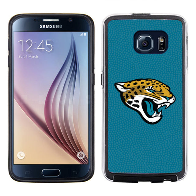 Estuche para Samsung Galaxy S6 con textura granulada y colores del equipo de fútbol de los Jacksonville Jaguars