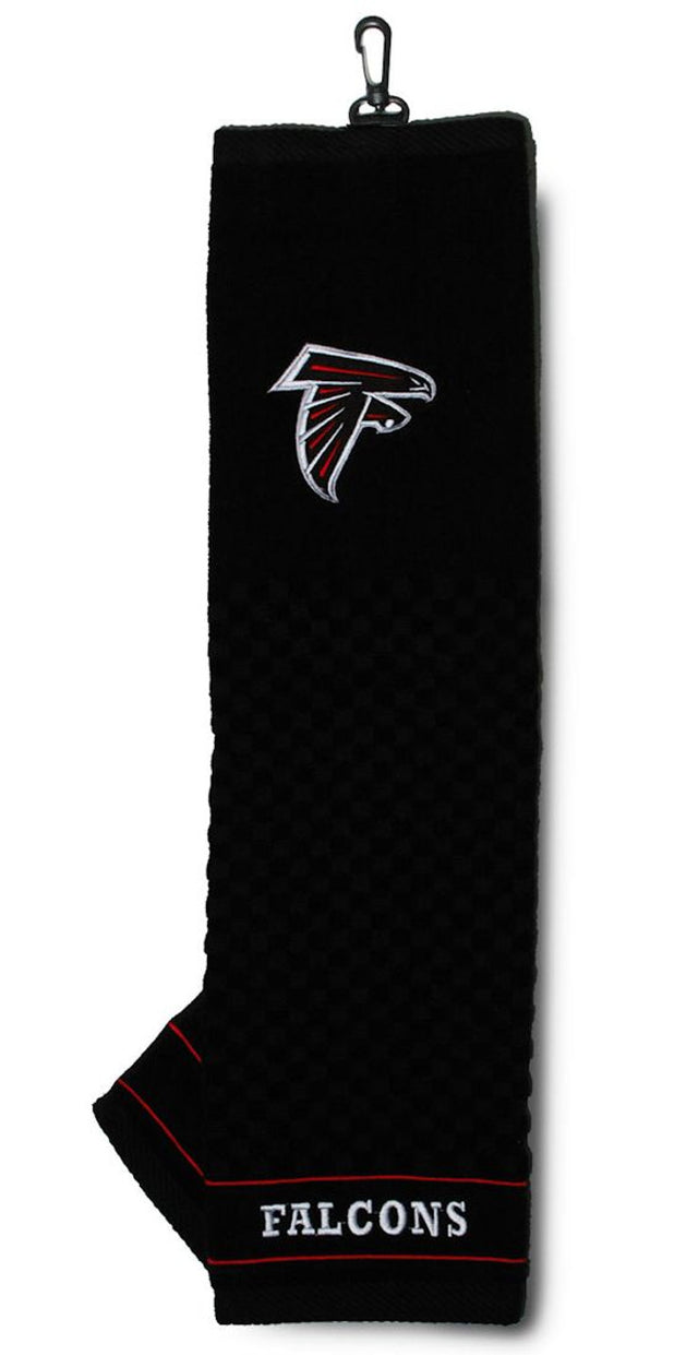Toalla de golf bordada de 16" x 22" de los Atlanta Falcons
