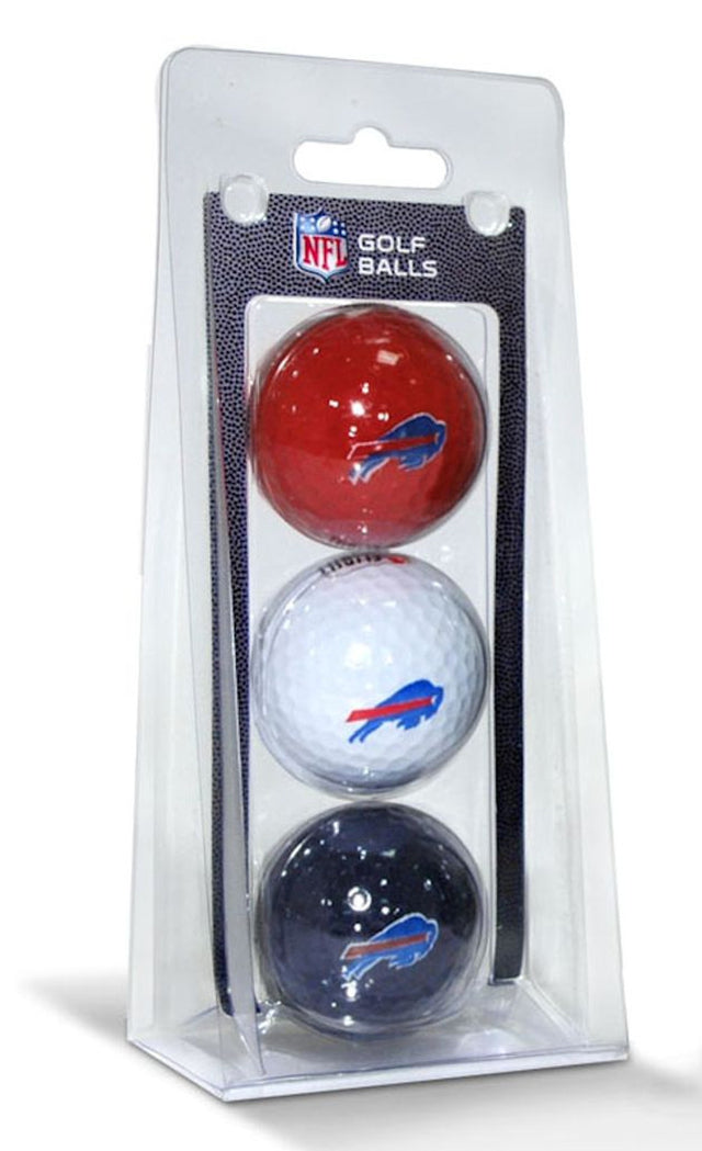 Paquete de 3 pelotas de golf de Buffalo Bills