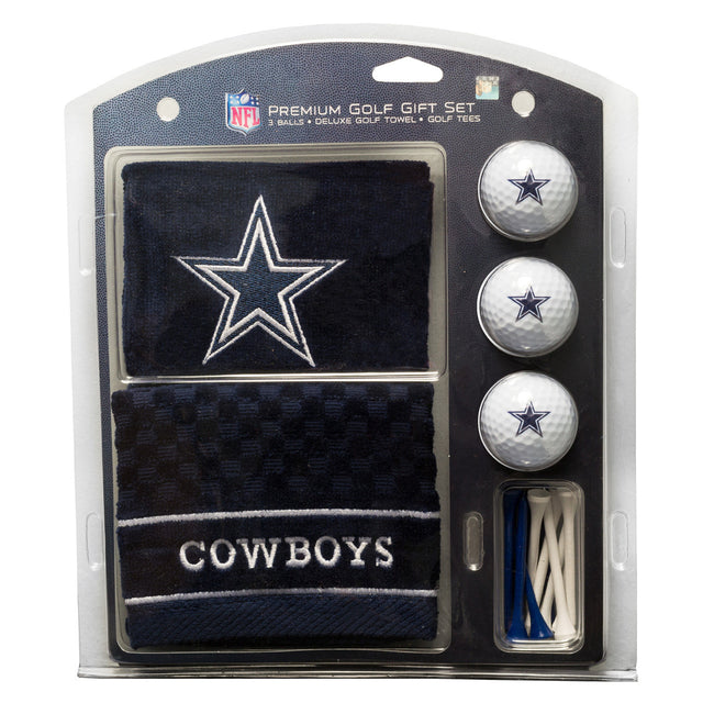 Set de regalo de golf de los Dallas Cowboys con toalla bordada