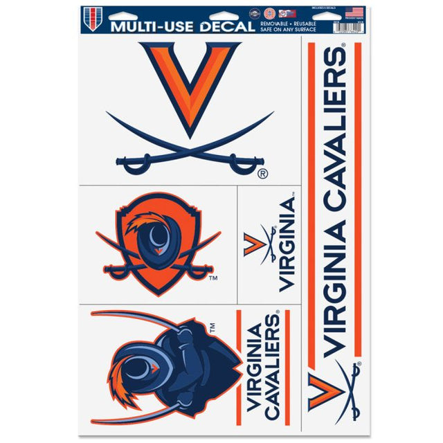 Calcomanía multiusos de los Virginia Cavaliers, 11" x 17"