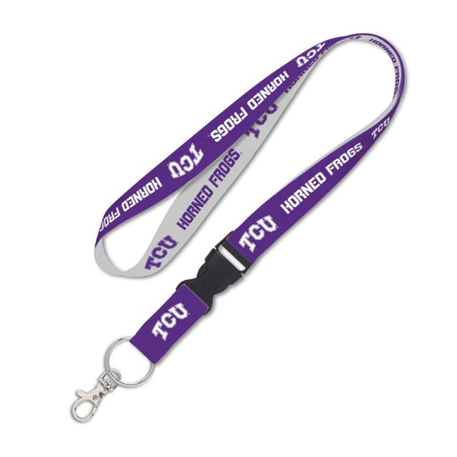 TCU Horned Frogs Lanyard w/detachable buckle 1"
