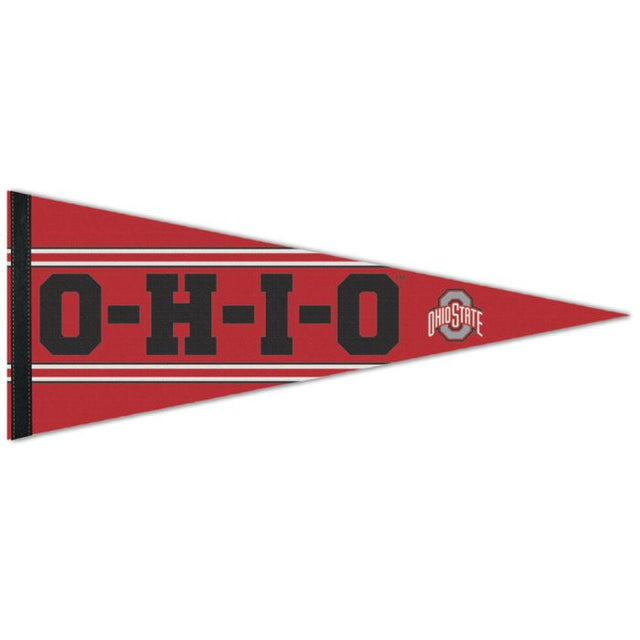 Ohio State Buckeyes O-H-I-O Premium Pennant 12" x 30"