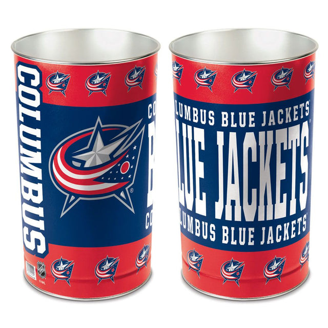 Papelera de 15" de los Columbus Blue Jackets