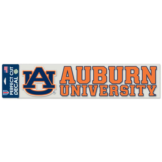 Auburn Tigers Perfect Cut Decals 4" x 17"