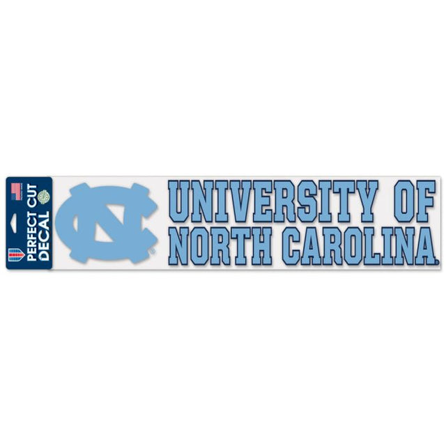 North Carolina Tar Heels Perfect Cut Decals 4" x 17"