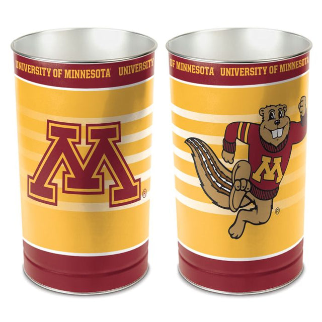 Minnesota Golden Gophers Wastebasket - tapered 15"H