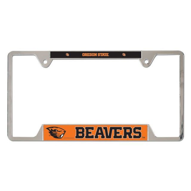 Marco de matrícula de metal de Oregon State Beavers