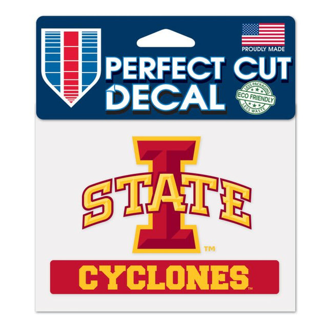 Iowa State Cyclones Cyclones Perfect Cut Color Decal 4.5" x 5.75"
