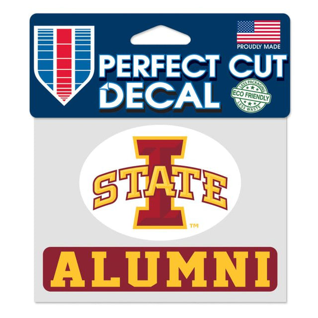 Iowa State Cyclones Iowa State Alumni Perfect Cut Color Decal 4.5" x 5.75"