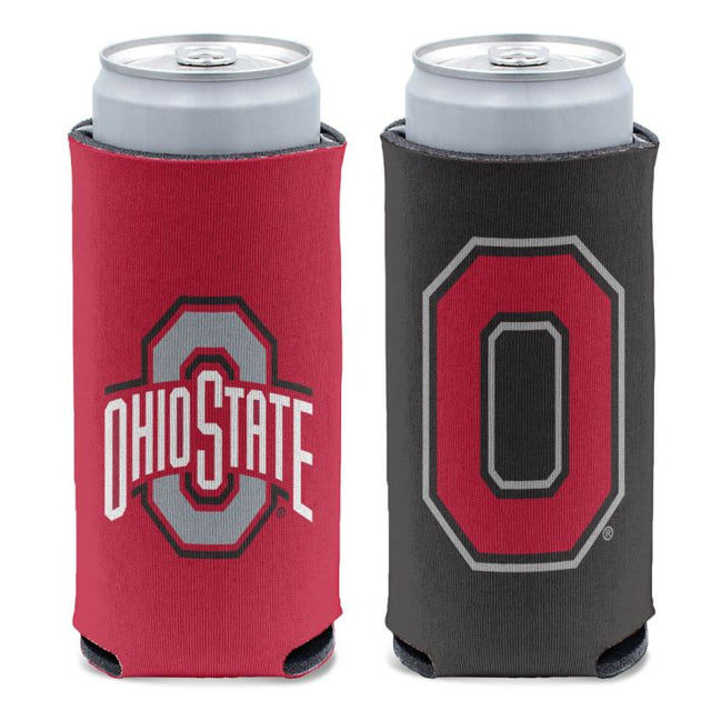 Ohio State Buckeyes 2 COLOR 12 oz Slim Can Cooler