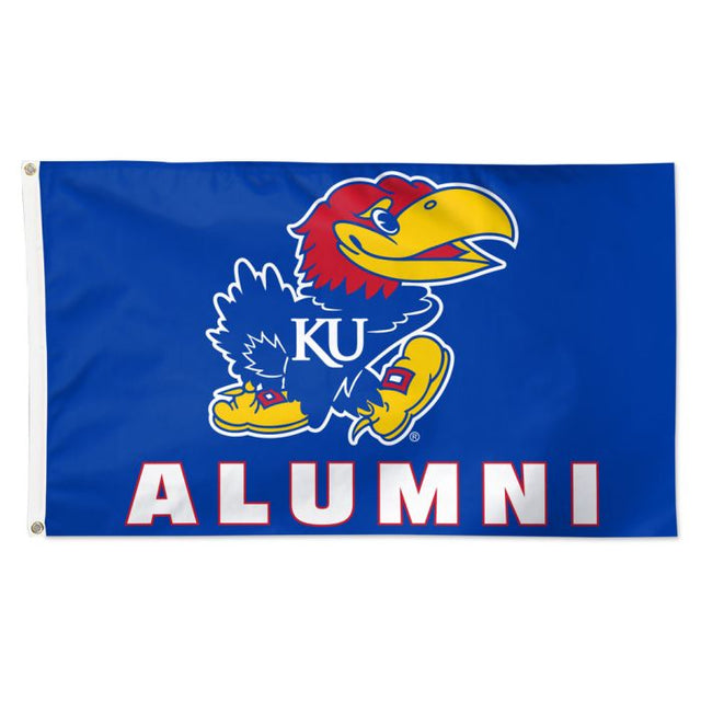 Kansas Jayhawks Alumni Flag - Deluxe 3' X 5'