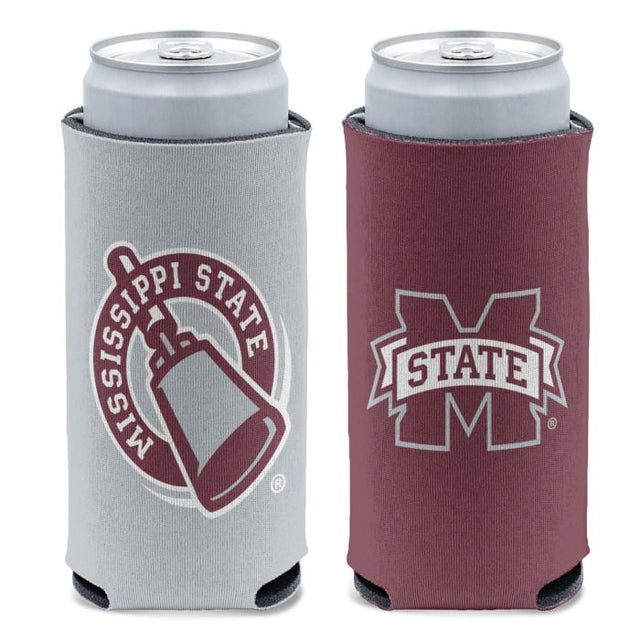 Refrigerador delgado de 12 oz de Mississippi State Bulldogs