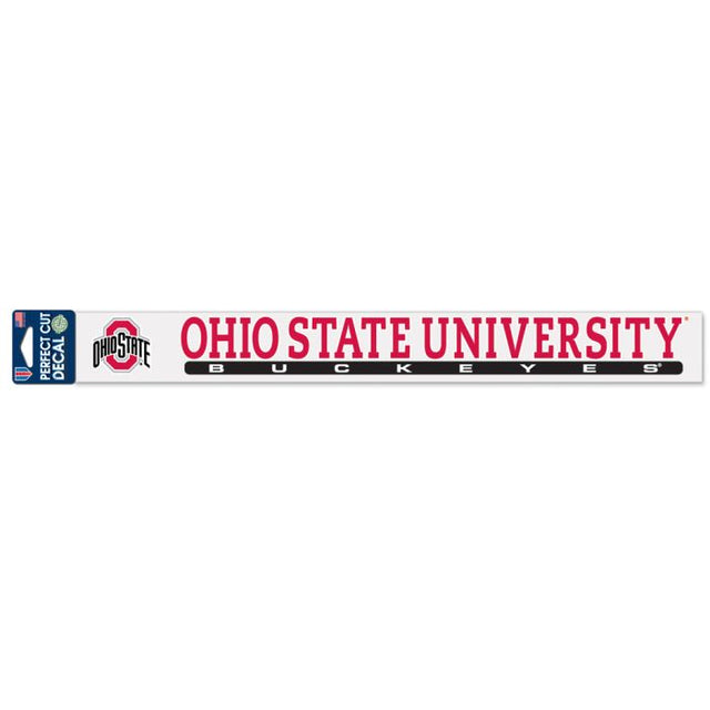 Ohio State Buckeyes Perfect Cut Decals 2" x 17"