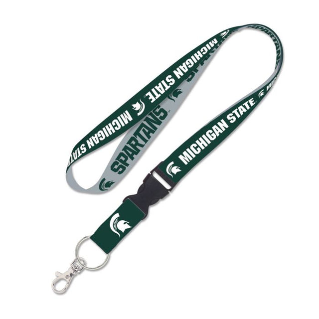 Cordón de los Spartans de Michigan State con hebilla desmontable de 1"