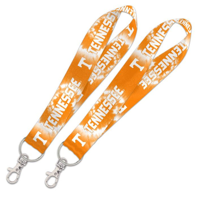 Correa para llaves con estampado TIE DYE de Tennessee Volunteers de 1"
