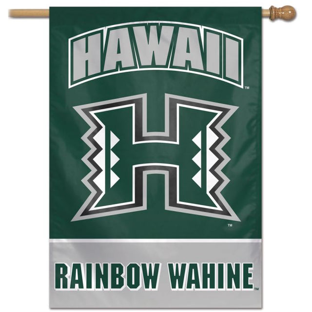 Bandera vertical de los guerreros de Hawái de 28" x 40"