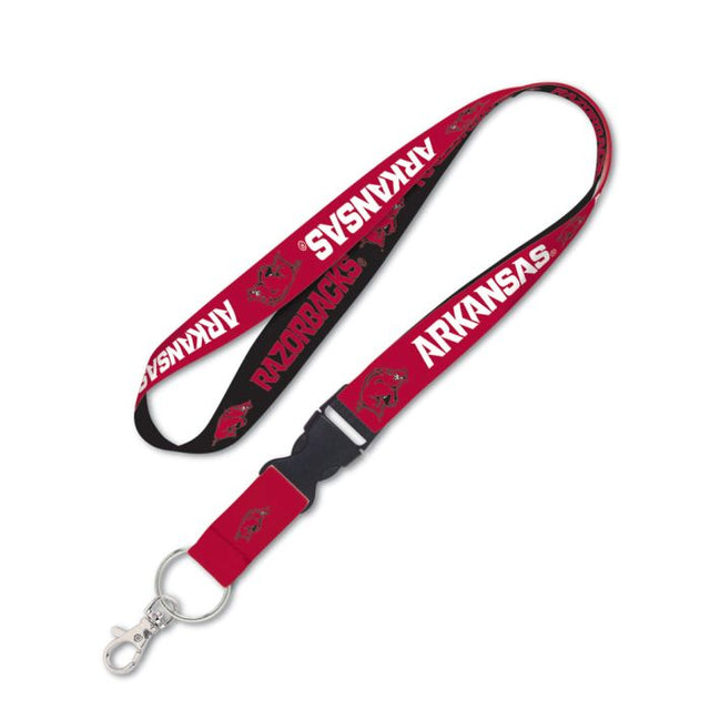 Arkansas Razorbacks Lanyard w/detachable buckle 1"