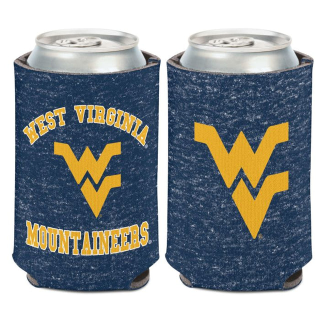West Virginia Mountaineers HEATHERED Can Cooler 12 oz.