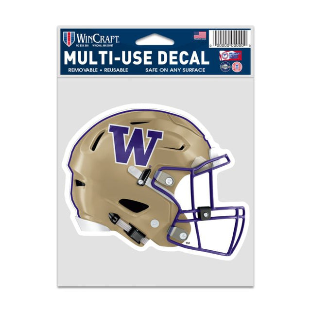 Calcomanías para fanáticos del casco de los Washington Huskies de 3,75" x 5"