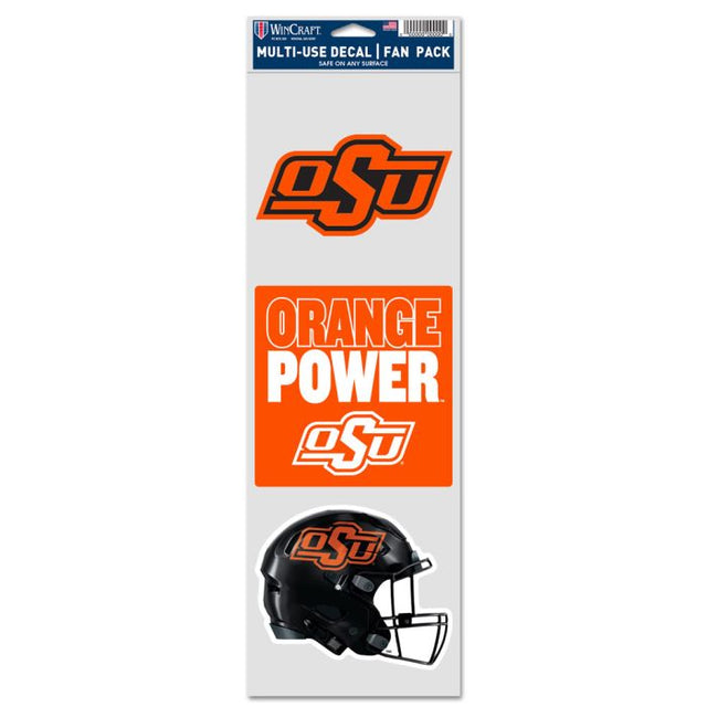Oklahoma State Cowboys Oklahoma State Fan Decals 3.75" x 12"