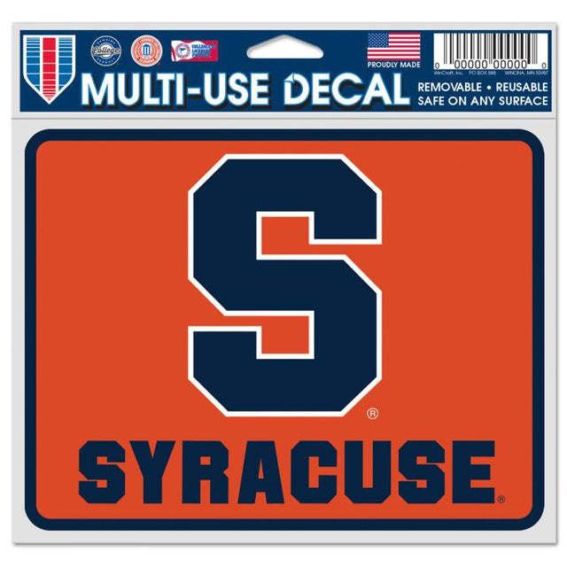 Calcomanías para fanáticos de Syracuse Orange de 5" x 6"