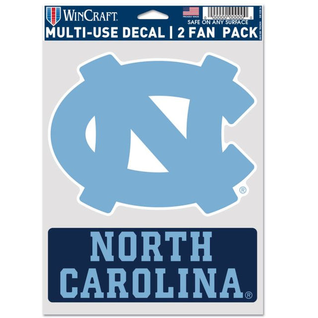 North Carolina Tar Heels Multi Use 2 Fan Pack