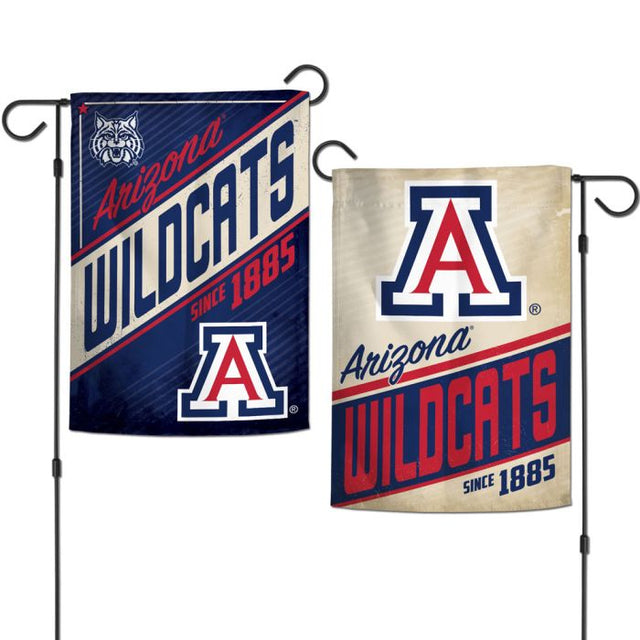 Arizona Wildcats RETRO Garden Flags 2 sided 12.5" x 18"
