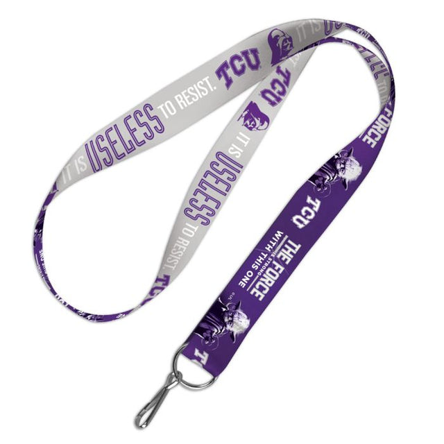 TCU Horned Frogs / Star Wars YODA & DARTH VADER Lanyard 1"