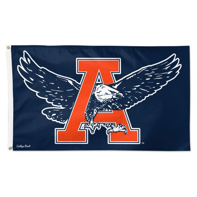 Bandera azul de Auburn Tigers/College Vault A Eagle - Deluxe 3' X 5'