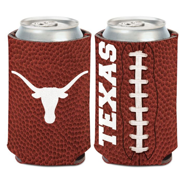 Enfriador de lata con forma de fútbol de Texas Longhorns, 12 oz.