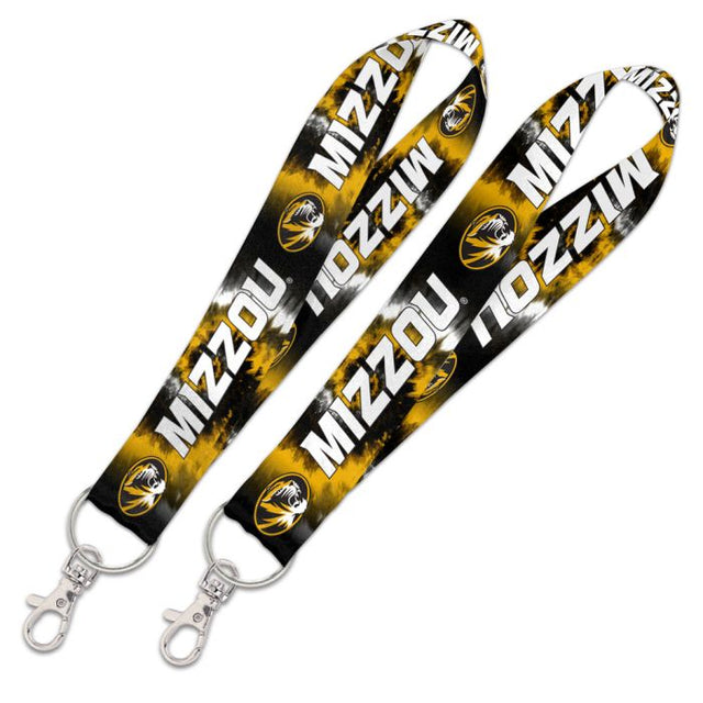 Missouri Tigers TIE DYE Lanyard Key Strap 1"