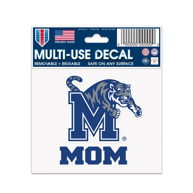 Memphis Tigers MOM Multi-Use Decal 3" x 4"