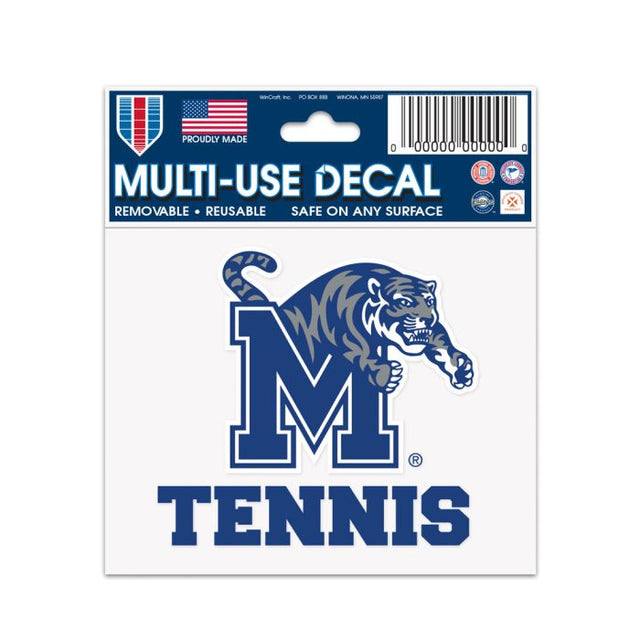 Memphis Tigers TENNIS Multi-Use Decal 3" x 4"