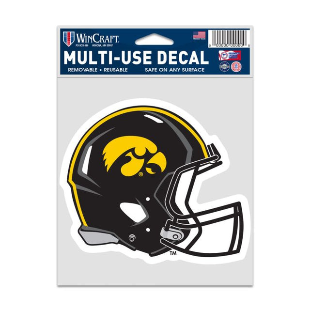 Iowa Hawkeyes HELMET Fan Decals 3.75" x 5"